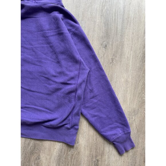 Rare Vintage Y2K Champion Reverse Weave Purple Hoodie Streetwear Sports Faded - Picture 13 of 14